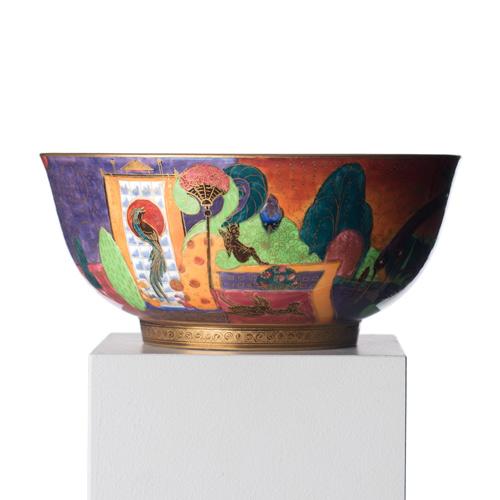 WEDGWOOD, a 'fairyland lustre' bowl, attributed to Daisy Makeig-Jones, England 1920's.