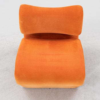 Jan Ekselius, an 'Etcetera' lounge chair, JOC möbler, Vetlanda, 1970's.