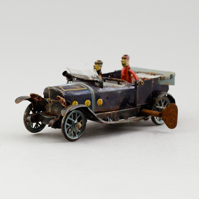 LEKSAK, plåtbil, Mettoy, England, 1900-talets mitt.