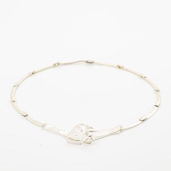 Lapponia, necklace, sterling silver, design probably by Björn Weckström, Finland, 1990.