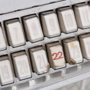 Jukebox, Wurlitzer, modell 2104, Rudolph Wurlitzer Company, North Tonawanda, New York, USA, 1957.