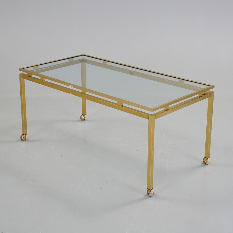 BORD, mässing och glas, 1900-talets slut.