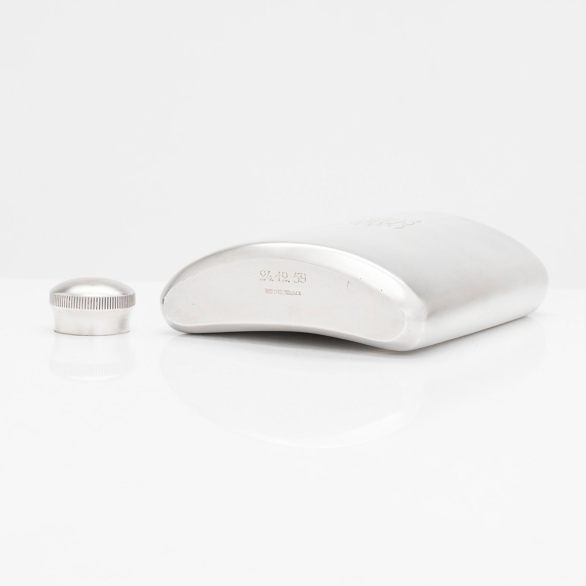 Fickplunta, silver, Auran Kultaseppä, Åbo 1952.