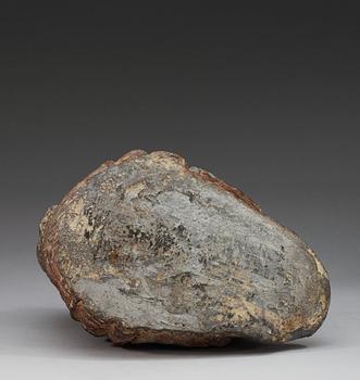 HUVUD, skifferartad sten, Gandhara troligen omkring 200 e Kr.