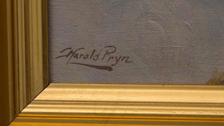 HARALD PRYN, olja på duk. Signerad.