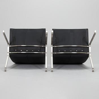 Poul Kjaerholm, nojatuolipari, "PK22", Fritz Hansen, Tanska, päivätty 2007.