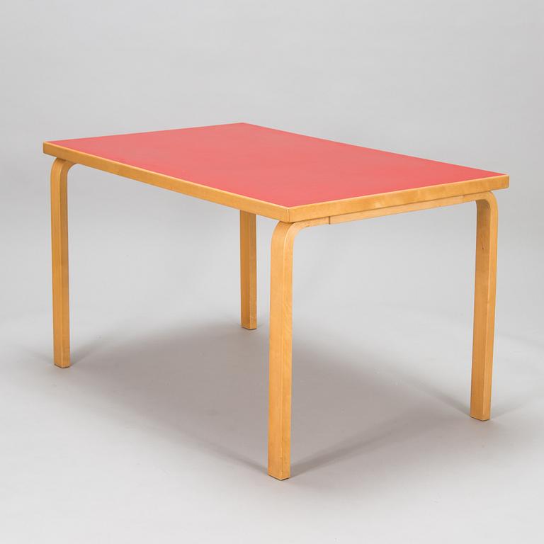 Alvar Aalto, a 1960's '82' table and six '66' stools for O.Y. Huonekalu-ja Rakennustyötehdas A.B.