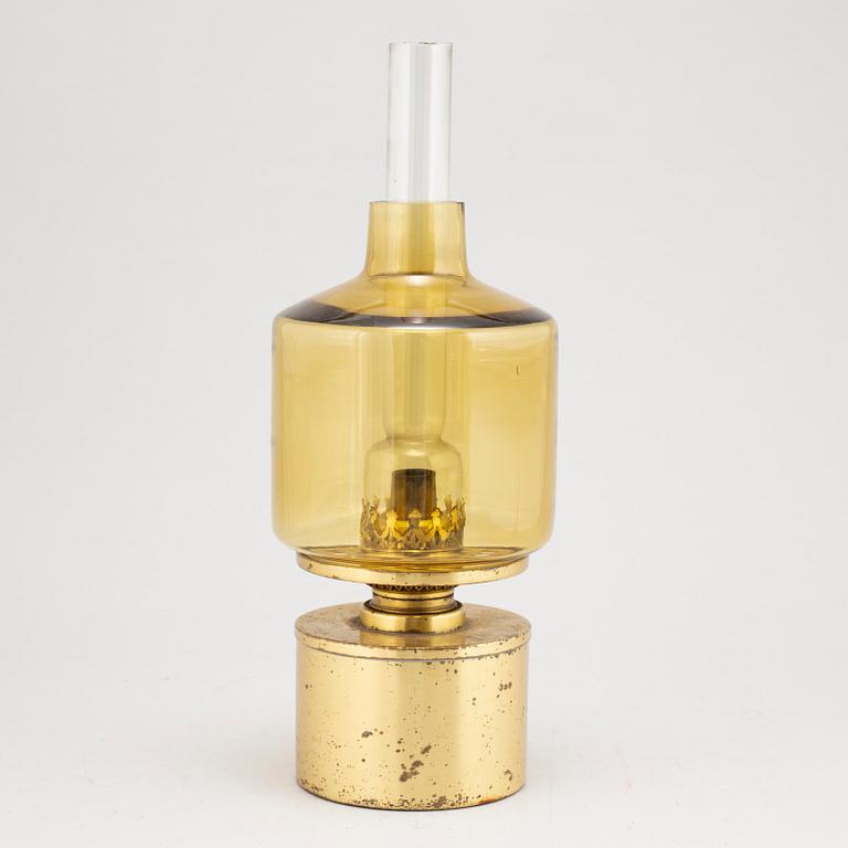 Hans-Agne Jakobsson, a brass and glass modell L47 oil lamp from Markaryd.
