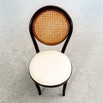 A set of four stained wood chairs, first half of the 20th century.
