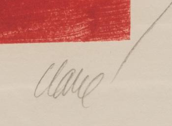 ANTONI CLAVÉ, carborundum etching, signed,