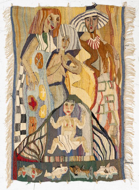 Inger Segerlind-Lindblad, a textile, tapestry weave, c. 67 x 44 cm, unsigned.