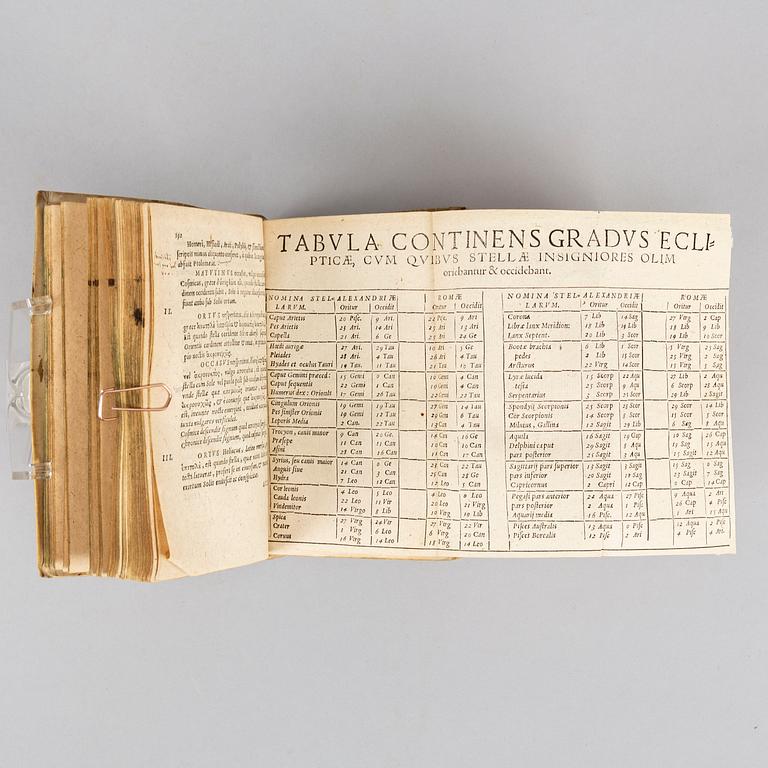 Astronomy, 3 works 1576-82, illustrations with movable parts.