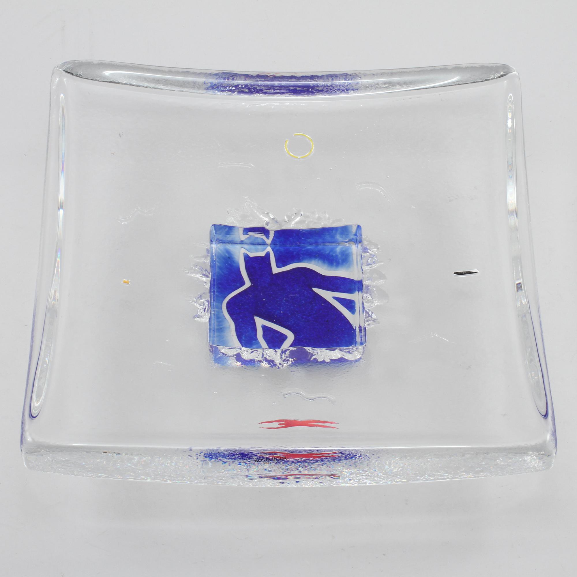 FAT, glas, Bertil Vallien, Kosta Boda, 1900-talets andra hälft.
