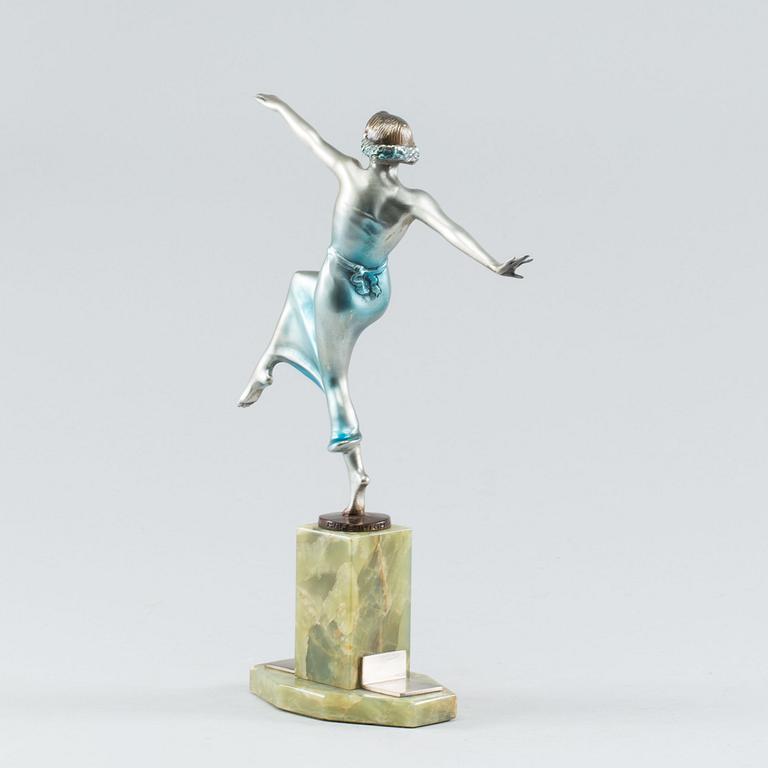 OTTO HAFENRICHTER, Art Deco Bronce sculpture Otto Haffenrichter.