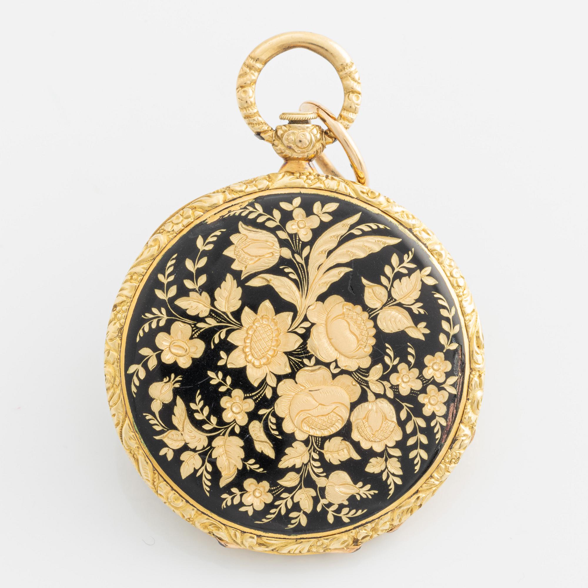 Ladies pocket watch, 38 mm.