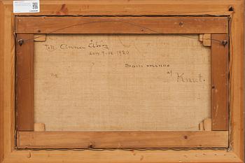 OLOF WALFRID NILSSON (SVERIGE), oljemålning.