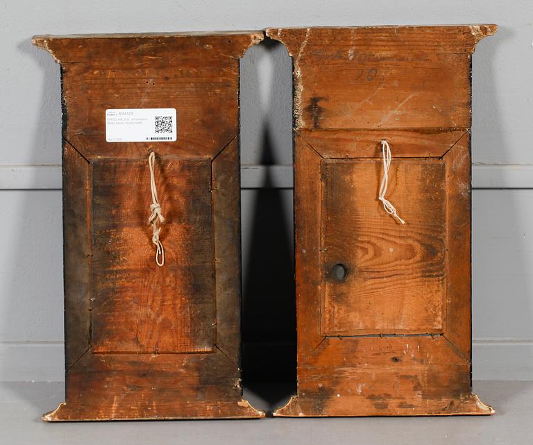 SPEGLAR, 2 st, senempire, 1800-talets första hälft.