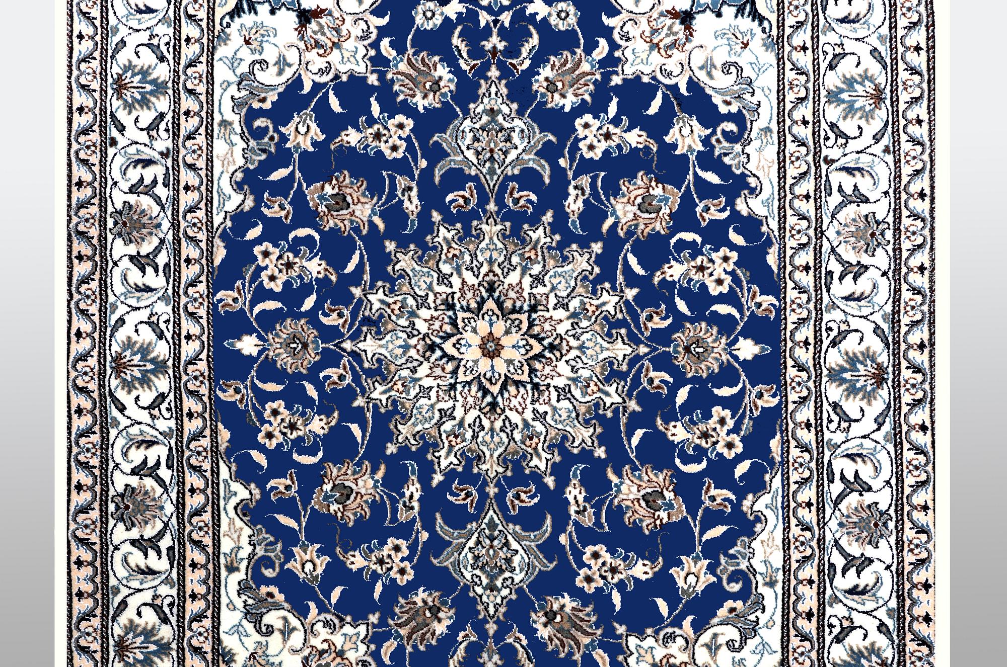 A carpet, Nain, part silk, ca 205 x  152 cm.