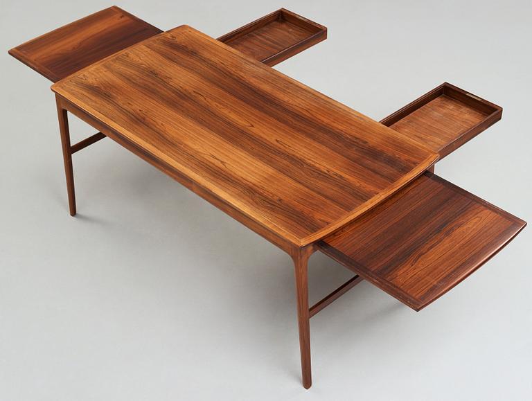 Ole Wanscher, a palisander desk, AJ Iversen Denmark, 1950-60´s.