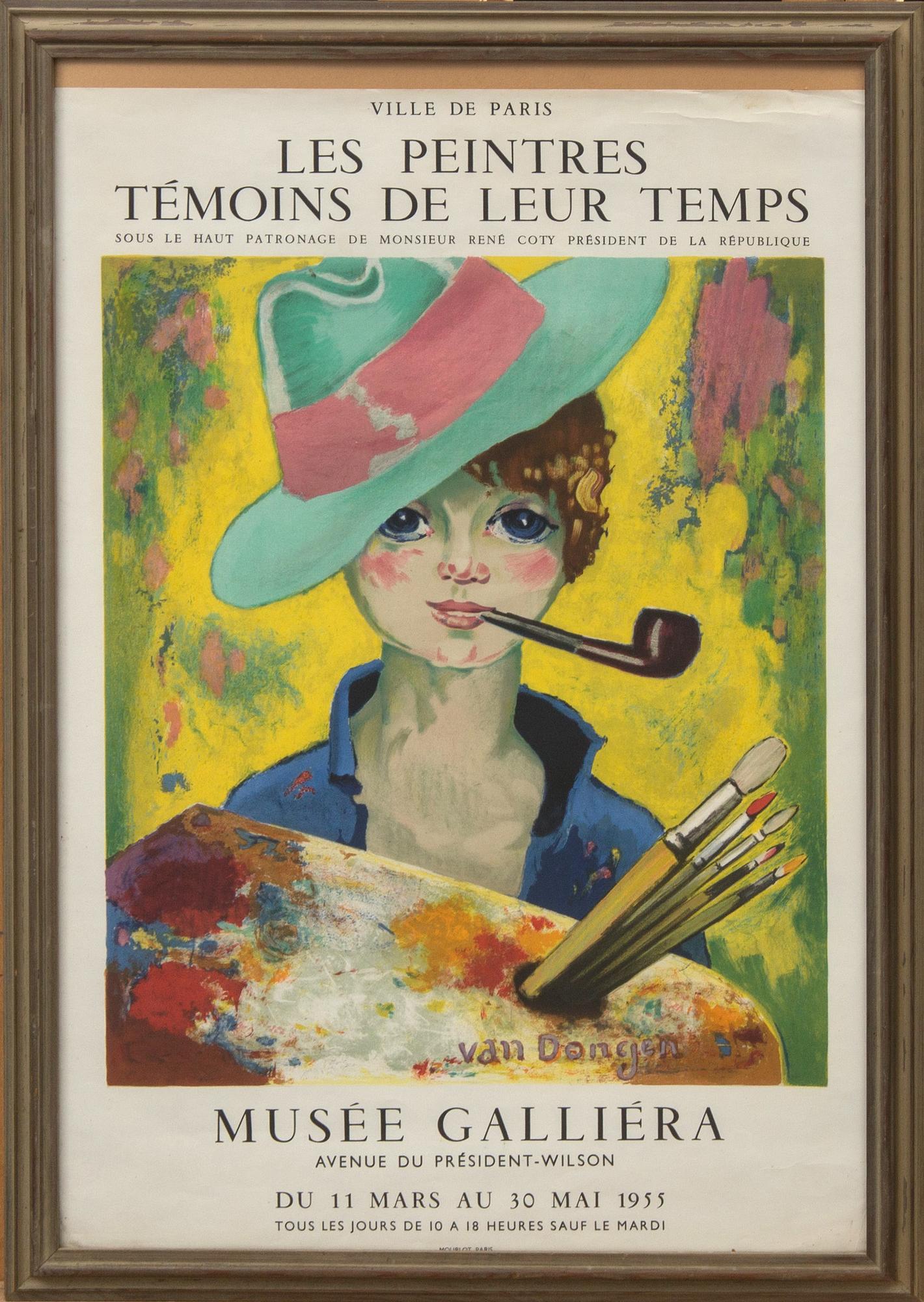 KEES VAN DONGEN, affisch, Mourlot Paris, 1955.