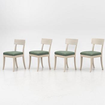 Four Empire chairs, Denmark, first half of the 19th Century.