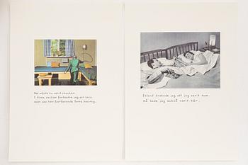 Jan Stenmark, portfolio signerad numrerad 206/500 med 16 grafiska blad.