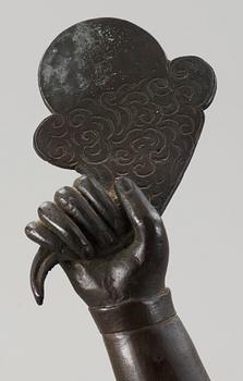SKULPTUR, brons. Japan, 1800-tal.