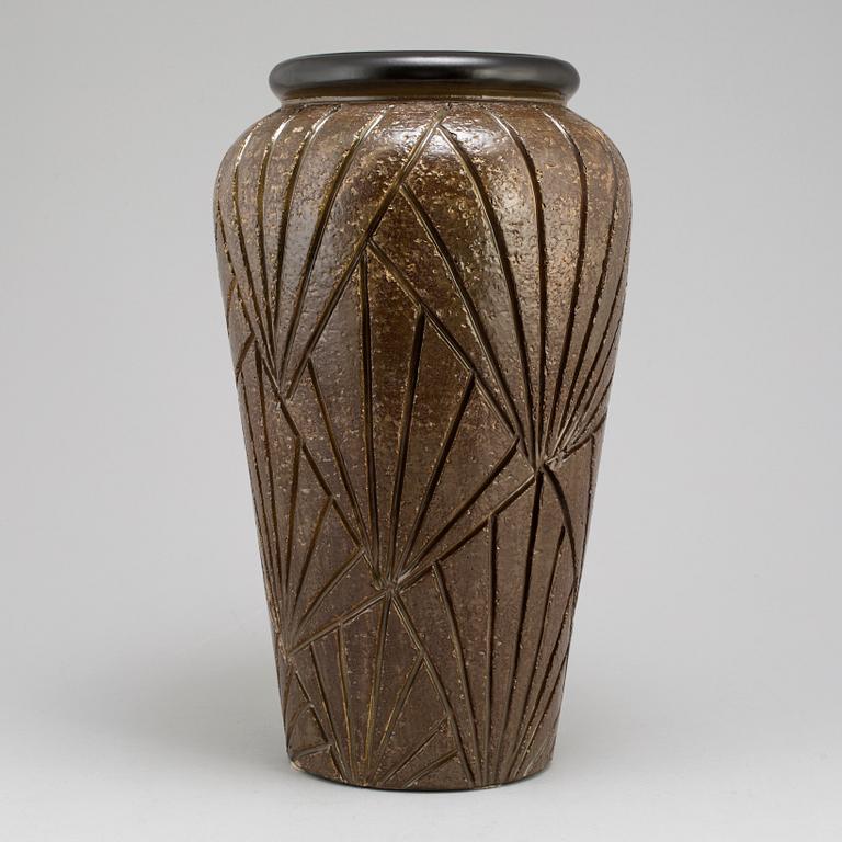 INGRID ATTERBERG, a earthenware floor vase, Upsala-Ekeby.