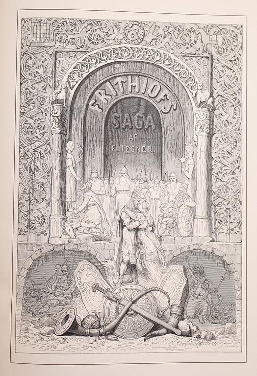 BÖCKER: Fänrik Ståls Sägner, Frithiofs Saga samt Aphrodite, 3 volymer.