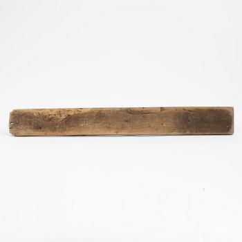A set of four pieces of Swedish provincial handicraft, 19th century.