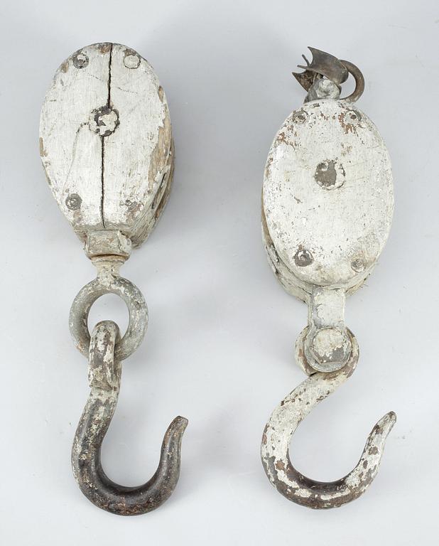 HISSBLOCK / SKOT, 2st, trä, 1800/1900-tal.