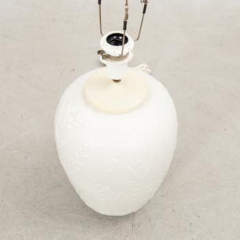 Table lamp Nittsjö 1940s/50s stoneware.