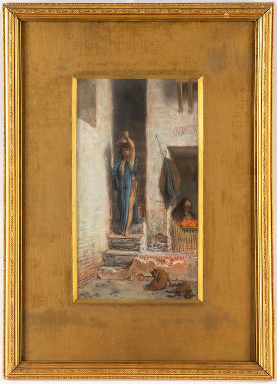 GEORG VON ROSEN, pastell, signerad och daterad -87.