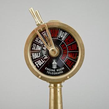 MASKINTELEGRAF, mässing, 1900-talets mitt.
