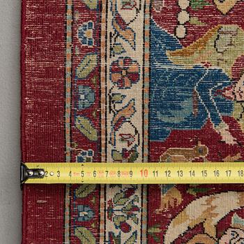 Carpet, Kashmir, Semi-Antique, ca 220x300 cm.