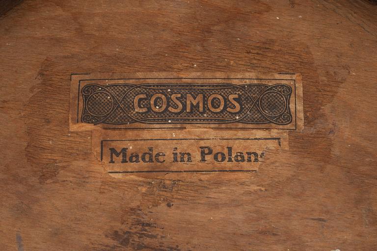 STOLAR, 4 st, Cosmos, Polen, 1900-talets första fjärdedel, etikett- resp stämpelmärkta.