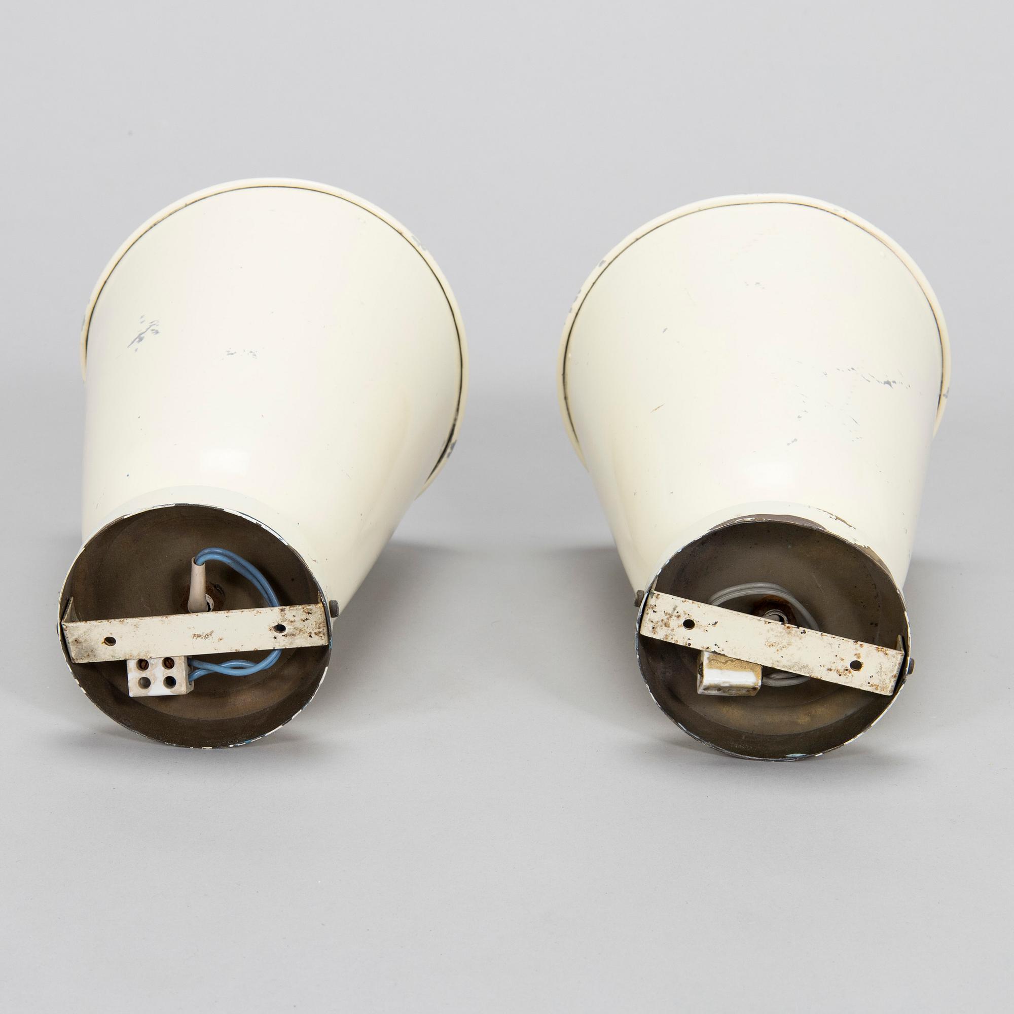 A pair of model 'AI 19' ceiling lamps, Itsu mid-20th century.