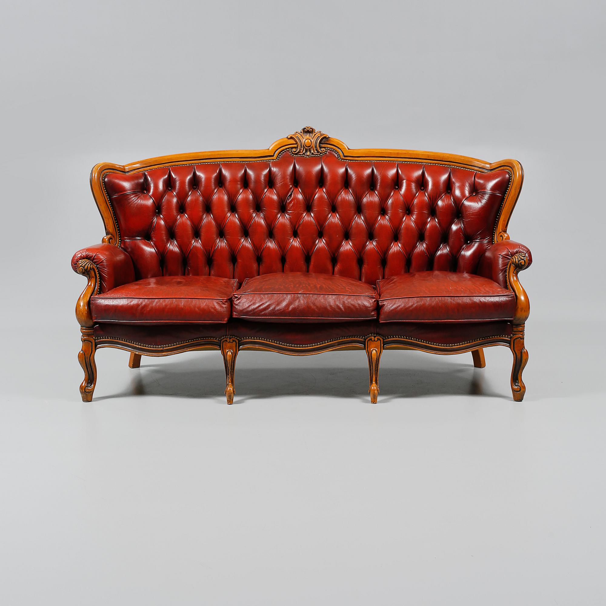 SOFFA, rokokostil, 1900-talets andra hälft.