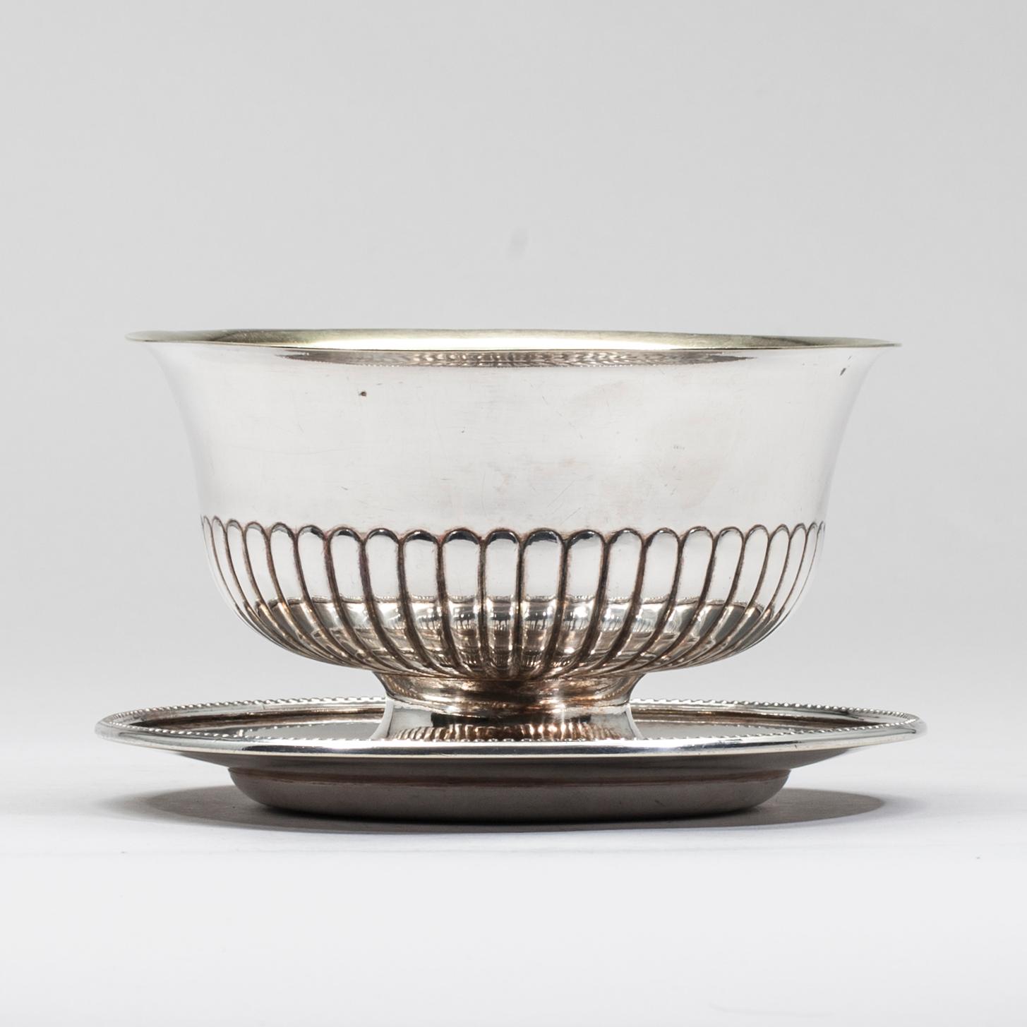 PARTI NYSILVER, 6 delar, Sverige/England 1900-tal.