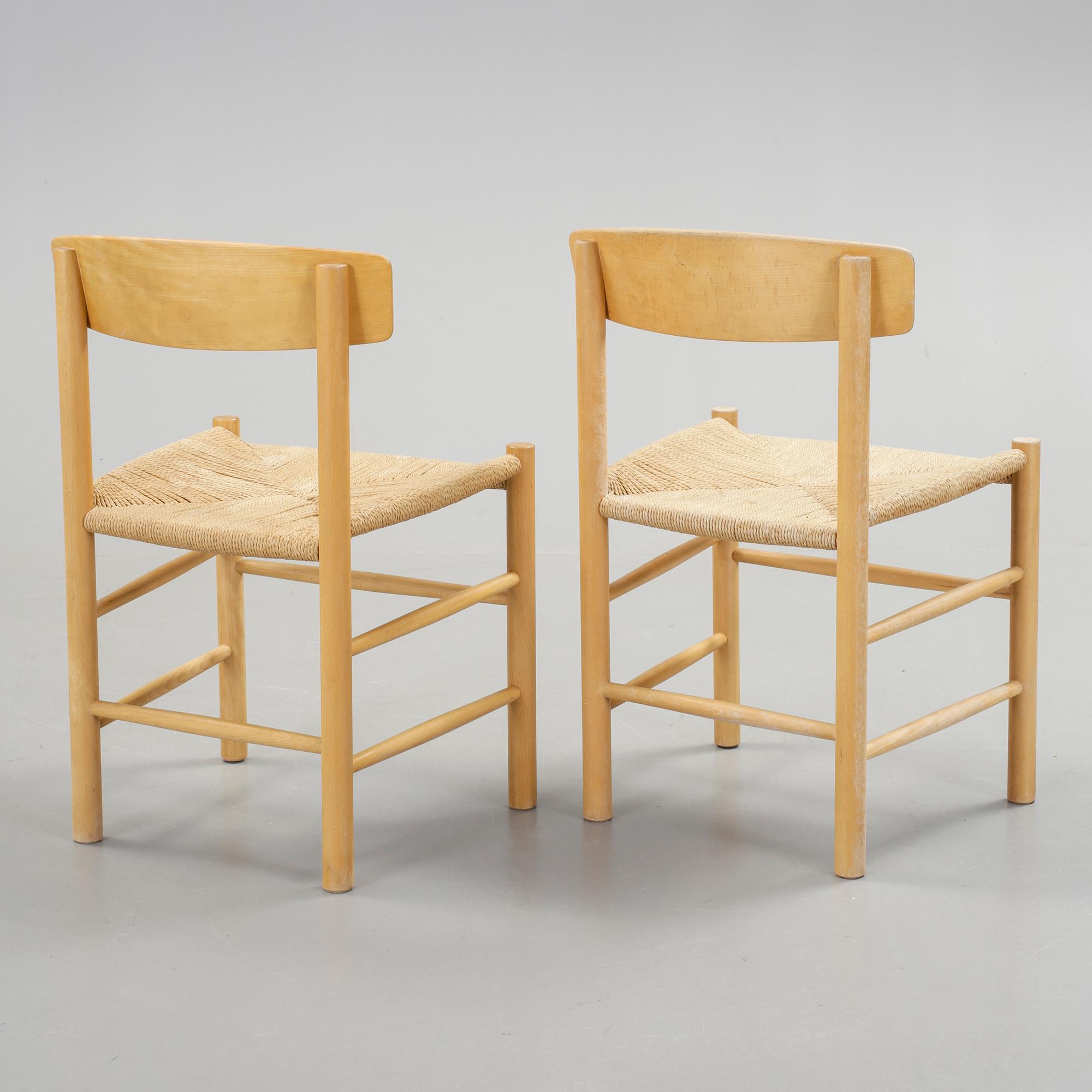 STOLAR, 7 st, J39, Börge Mogensen, Danmark.