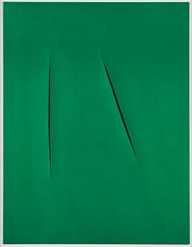 Lucio Fontana, efter, Efter Concetto Spaziale ur XX:e siècle nr 12 1959.