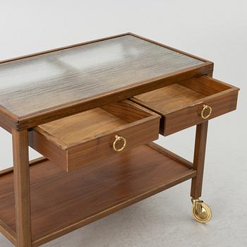 Evald Melander, serving trolley, model 'Britta', Mele-Möbler, Stockholm, c. 1960.