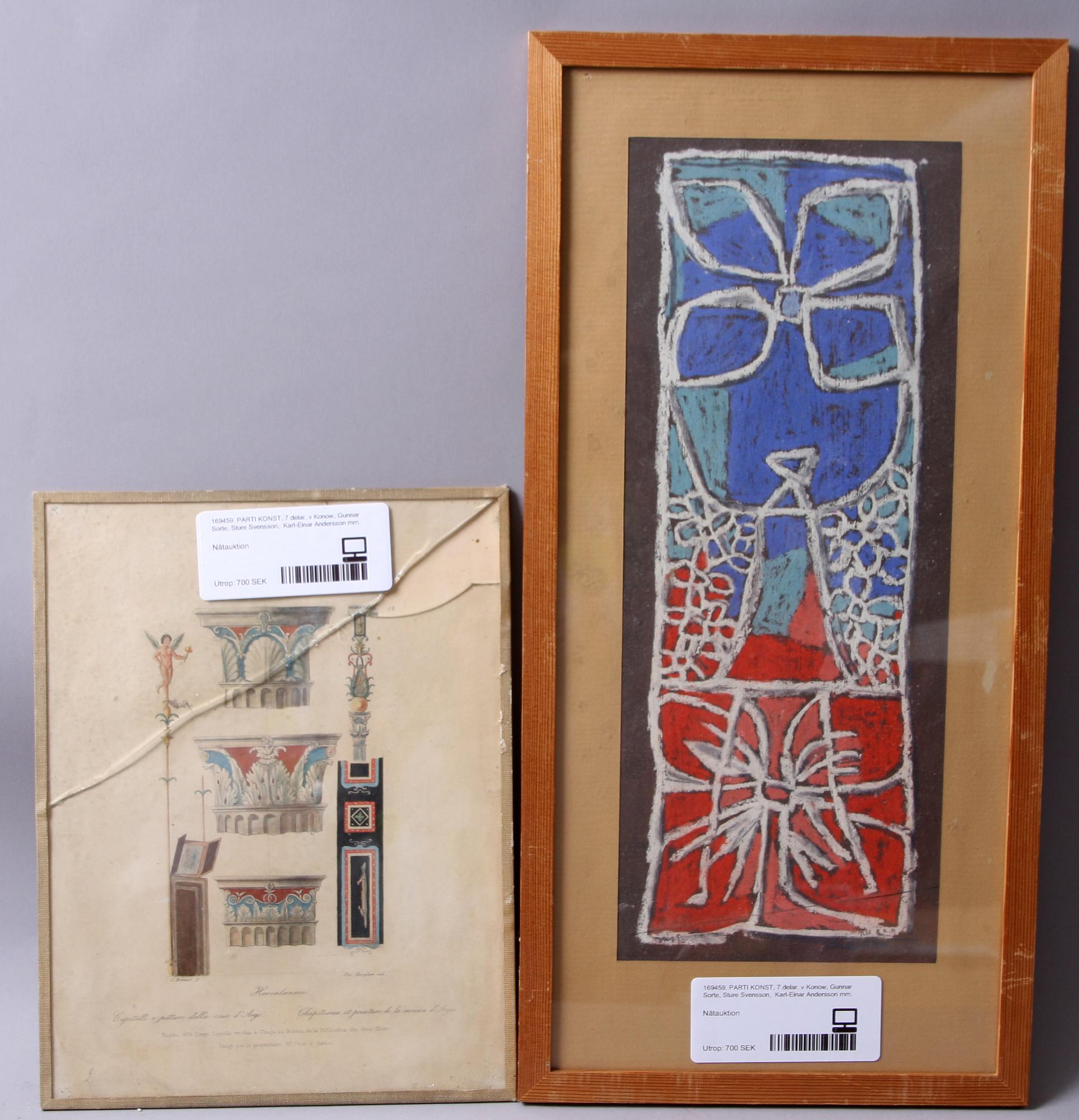 PARTI KONST, 7 delar. v Konow, Gunnar Sorte, Sture Svensson,  Karl-Einar Andersson mfl.