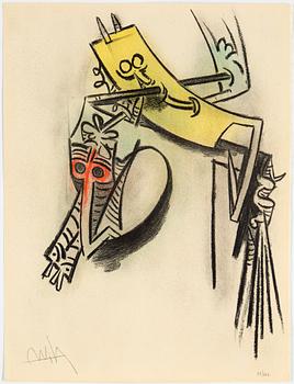 WIFREDO LAM, färglitografier, 10 st, signerade och numrerade 79/262.