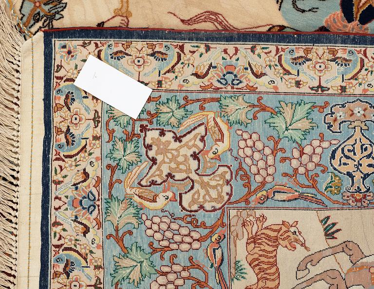 RUG. Old Esfahan Figural.