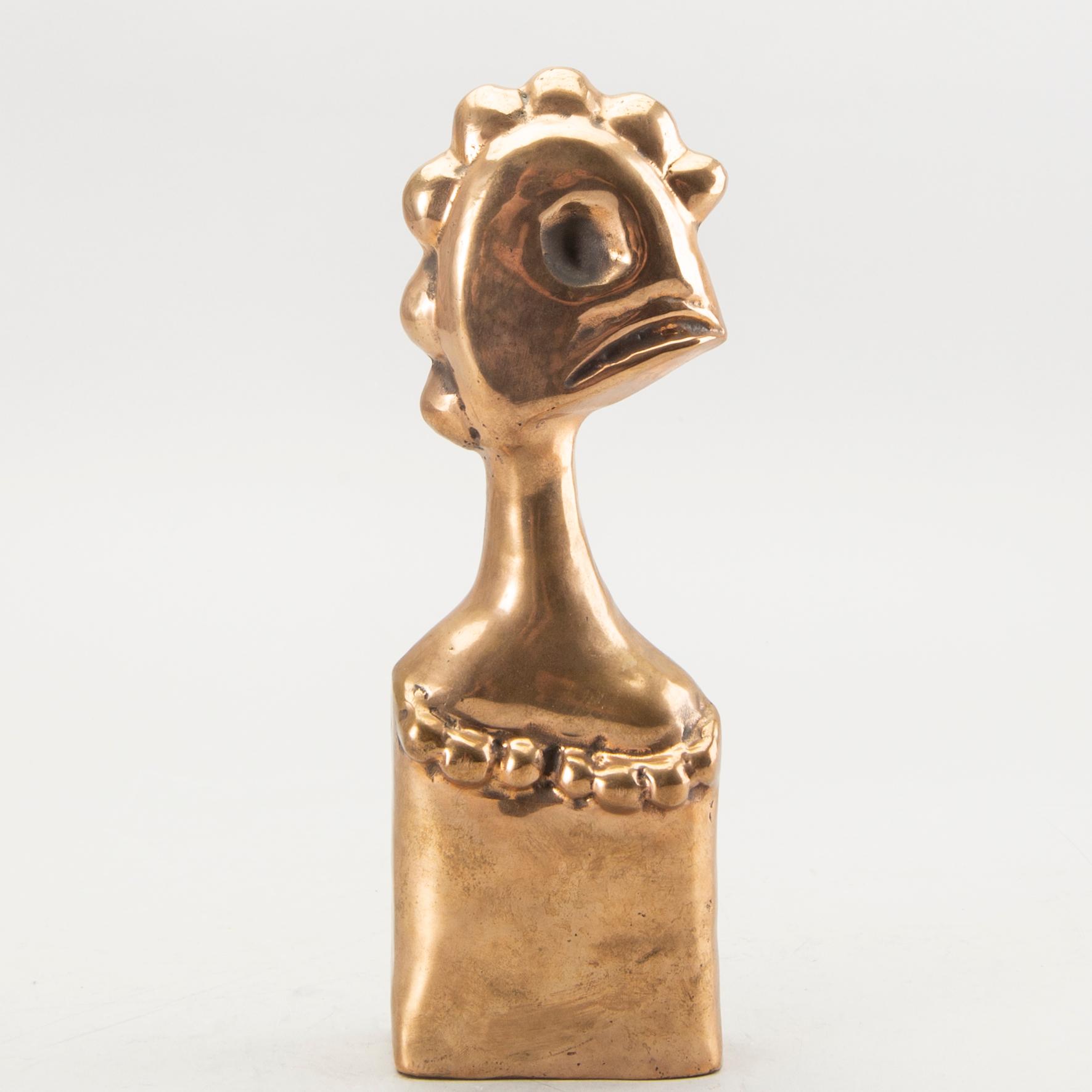 Svend Ritter, a bronze sculpture.