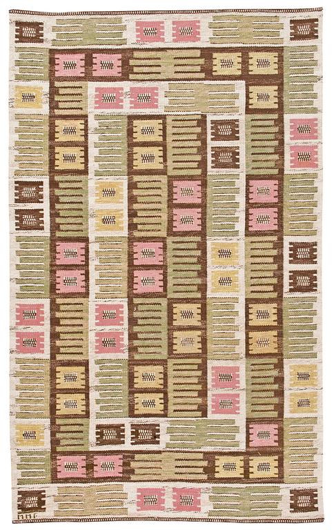 MATTA. "Nyponblomman". Rölakan. 251,5 x 152 cm. Signerad MMF (Märta Måås-Fjetterström).