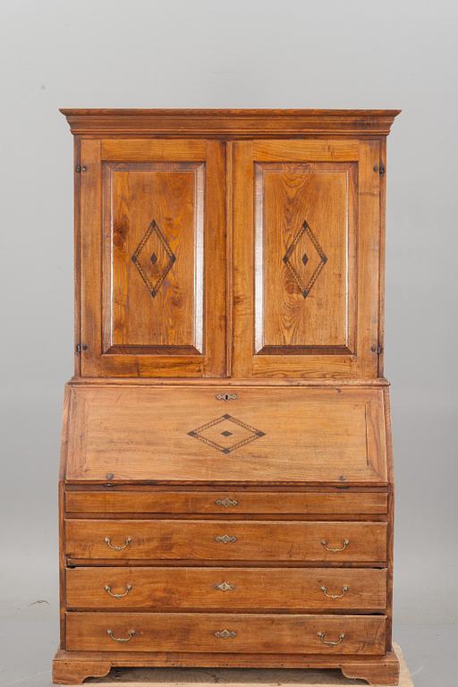 SKRIVSKÅP, tidigt 1800-tal.