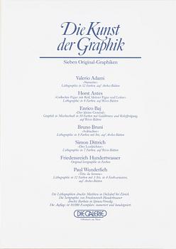 "Die Kunst der Graphik", suite comprising 6 prints, 1982, signed 4343/10000.