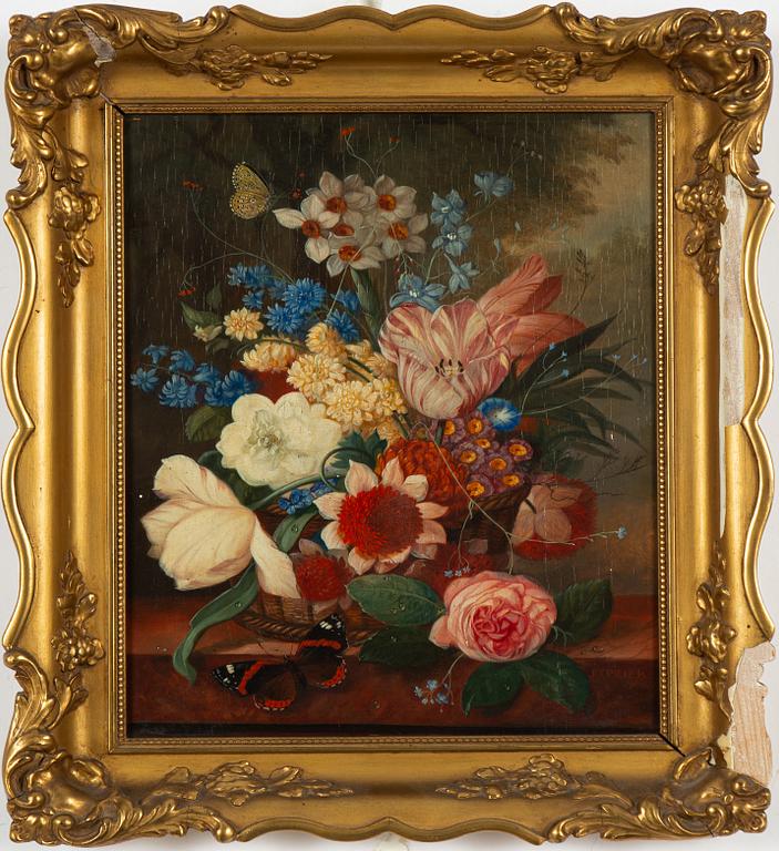Unknown artist 18th/19th century, copy after the 17th century. Flower still life.